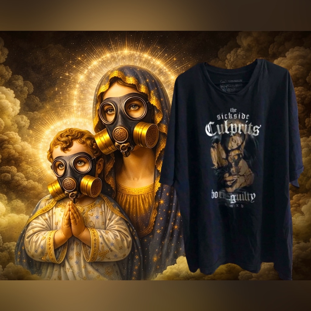 Vintage Sickside Culprits Born Guilty Official Licensed Tee Psycho Realm 3xl